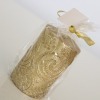 Kaars goud met relief